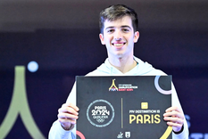 Lorenzo, el primero en clasificar. Foto: Federación Argentina de Tenis de Mesa