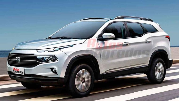 Boceto de la supuesta Fiat Toro SUV.
