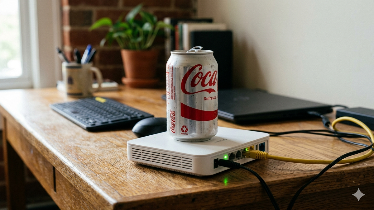 El truco de la lata en el router: ¿solución casera para Wifi o mito tecnológico?