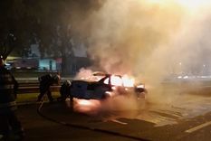 Una de las imágenes del accidente Foto: @jotaleonett Una de las imágenes del accidente Foto: @jotaleonett