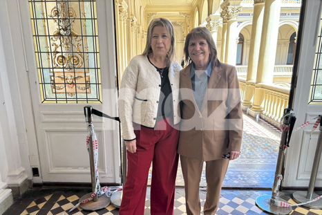 La ministra de Seguridad, Patricia Bullrich, y su segunda, Alejandra Monteoliva, en la Casa Rosada. La ministra de Seguridad, Patricia Bullrich, y su segunda, Alejandra Monteoliva, en la Casa Rosada.