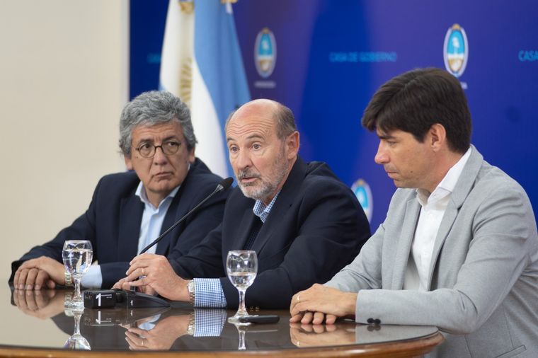 Las autoridades provinciales presentaron la nueva plataforma Mendoza +Agro. Foto: Prensa Gobierno de Mendoza