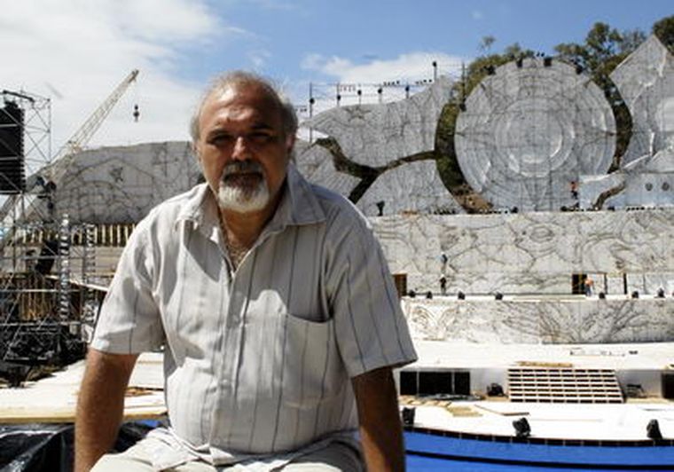 Carmelo Milone, jefe técnico de la Fiesta de la Vendimia. Foto: Carlos Villazón-MDZ