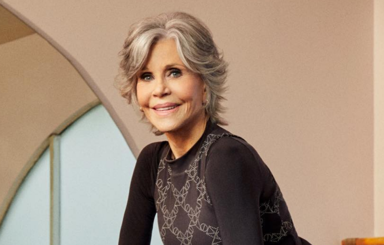 La famosísima actriz Jane Fonda también es escritora y editora de libros. Foto: instagram: janefonda