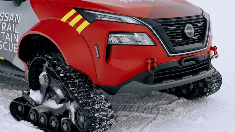 Así es el nuevo Nissan X-Trail para nieve Foto: Nissan