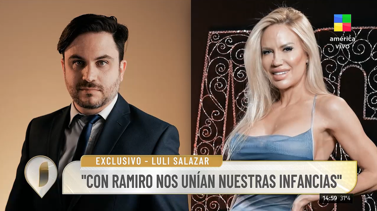 Luciana Salazar y Ramiro Marra protagonistas de la jornada. Luciana Salazar y Ramiro Marra protagonistas de la jornada. 