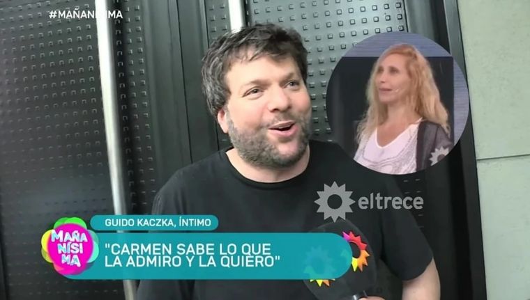 Guido Kaczka habló sobre el video que se hizo viral en las redes sociales de Karina Milei en A todo o nada. Foto: Captura de pantalla Youtube Eltrece/ Captura de pantalla X @MauroFdz.