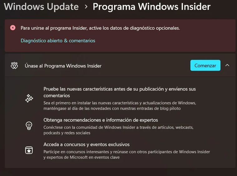Windows 11 25H2 ya puede probarse desde el canal Release Preview de Windows Insider. Windows 11 25H2 ya puede probarse desde el canal Release Preview de Windows Insider.