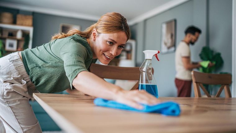 Limpiar la casa puede ser una forma de recuperar el eje. Limpiar la casa puede ser una forma de recuperar el eje.