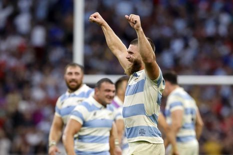 Los Pumas, a semifinales del Mundial de Rugby 2023. Foto: EFE Los Pumas, a semifinales del Mundial de Rugby 2023. Foto: EFE