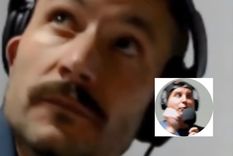 Julio Pavoni y Marcelo González vivieron un momento insólito mientras relataban a Boca. Foto: Cadena Xeneize Julio Pavoni y Marcelo González vivieron un momento insólito mientras relataban a Boca. Foto: Cadena Xeneize