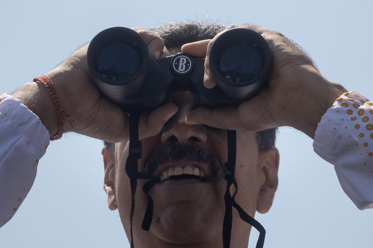 Nicolás Maduro fijó la mira, una vez más, sobre Javier Milei Foto: EFE