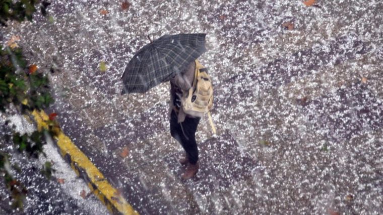 En Mendoza, cuando llueve, es en serio. Foto: Foto: MDZ