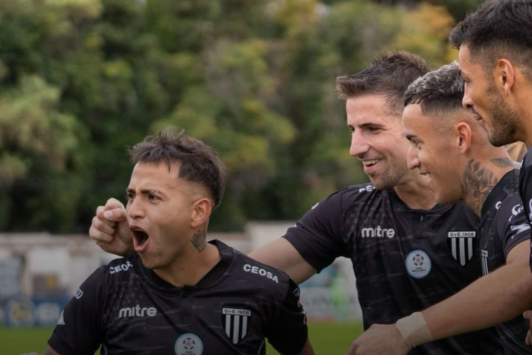 Andrada marcó el único gol para dejar a Gimnasia puntero e invicto. Foto: Prensa Gimnasia