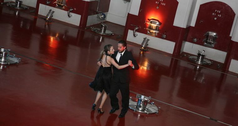 Un espectáculo de tango durante la inauguración de la Sala de los Aromas. Foto: Gentileza Marcelo Alvarez