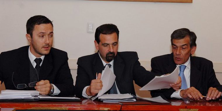 Luis Petri, aquí junto al ministro de Seguridad, Carlos Ciurca. Foto: Ivana González/MDZ