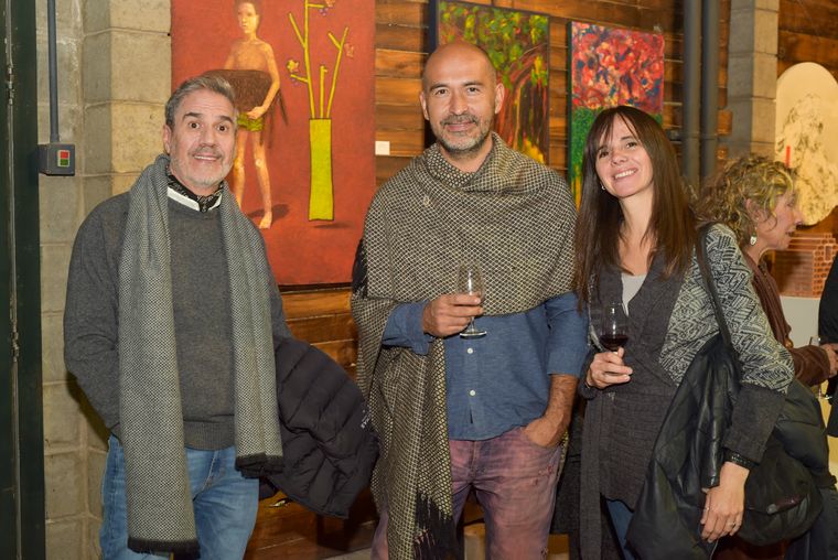 Lorenzo Morán, Carlos Escoriza y Mercedes Llambias. Lorenzo Morán, Carlos Escoriza y Mercedes Llambias.