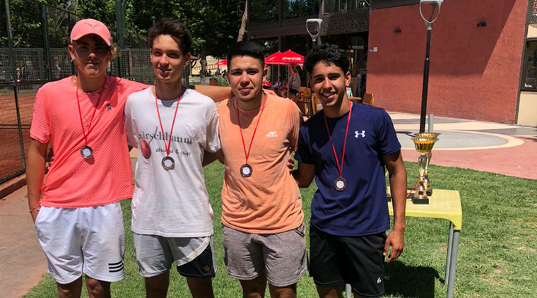 Los tenistas de nuestra provincia tuvieron una muy buena actuación Foto: Gentileza