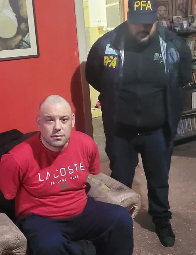 El día que Guazzora fue detenido Foto: Gentileza