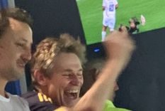 Willem Defoe en La Bombonera. Willem Defoe en La Bombonera.