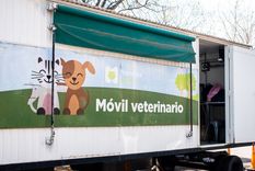 El Móvil Veterinario brinda atención gratuita a mascotas de vecinos con domicilio en la Ciudad de Mendoza.