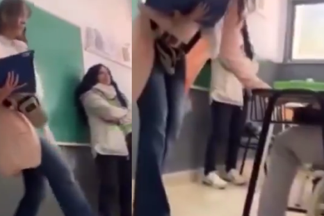 Una directora pateó el pupitre de un alumno y la grabación trascendió. Una directora pateó el pupitre de un alumno y la grabación trascendió.