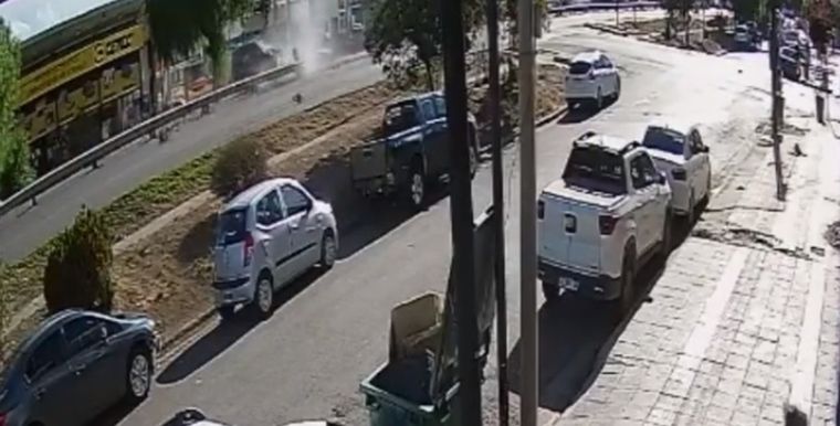 En el choque murió el motociclista