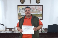 Diego Zapata, el concejal de Juntos por el Cambio de Rosario del Tala.