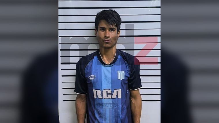 El sospechoso del robo de casi 100 kilos de ropa en Las Heras.&nbsp;