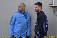 Mascherano mantiene la ilusión de tener a Messi en París Foto: @Argentina Mascherano mantiene la ilusión de tener a Messi en París Foto: @Argentina