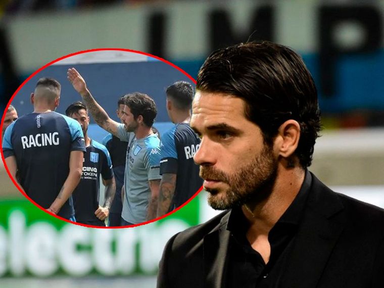 Gago y un juramento con sus jugadores para levantar a Racing.