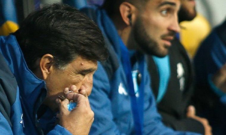 Costas, el entrenador de Racing. Foto: X