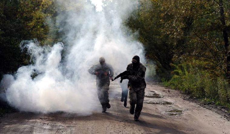 Las tropas ucranianas siguen luchando en Bajmut. Foto: Efe.