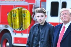 Barron, el hijo de Donald Trump, incursionará en el mercado de la yerba mate de una manera original.