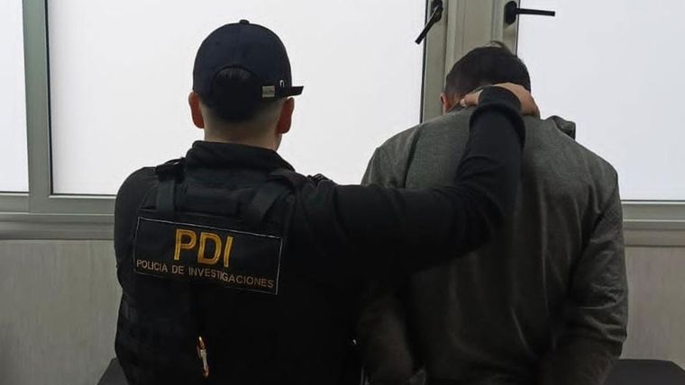 El sospechoso del homicidio detenido. Foto: Ministerio de Seguridad