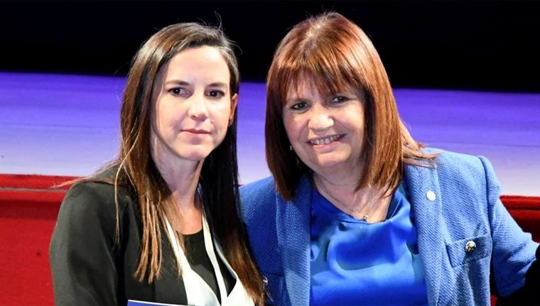 Mercedes Rus junto a Patricia Bullrich. Foto: Rodrigo DAngelo / MDZ