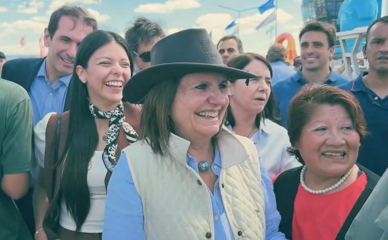 Patricia Bullrich subió un video en modo campaña