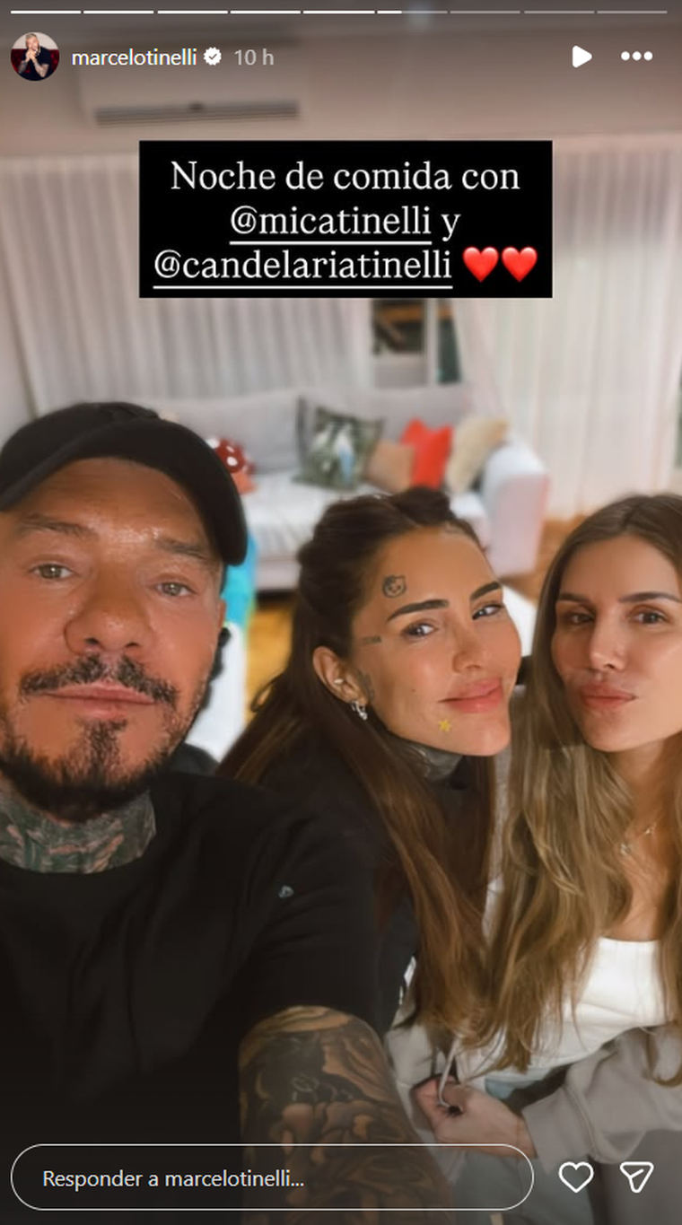 Marcelo Tinelli se mostró junto a sus hijas tras la renuncia a Carnaval Stream. Marcelo Tinelli se mostró junto a sus hijas tras la renuncia a Carnaval Stream.