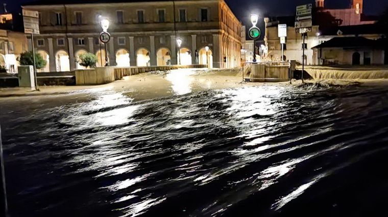 La inundación llegó repentinamente. Foto: Rtve.