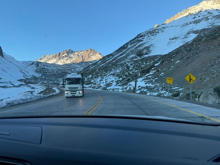Se anuncian nevadas en alta montaña Foto: Ministerio de Seguridad