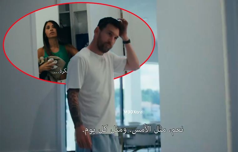 Messi se mostró en la intimidad de su casa en Miami Foto: Messi Meets America