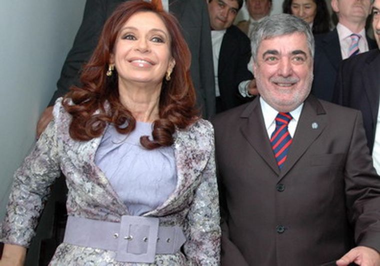 Das Neves junto a la presidenta. Foto: NA