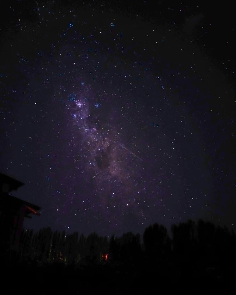 El imponente cielo de Malargüe. El imponente cielo de Malargüe.