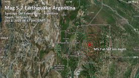 El temblor en Santiago del Estero