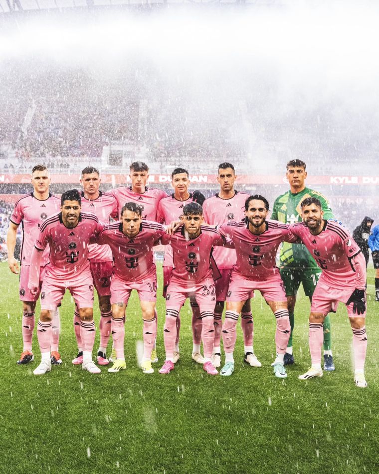 El 11 de Gerardo Martino, sin los convocados. Foto: Inter Miami