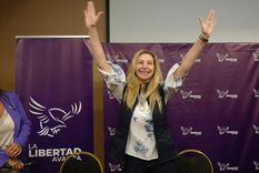 La presidenta de La Libertad Avanza, Karina Milei, inauguró el Tour de Gratitud en Corrientes.