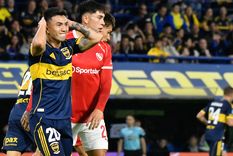 Velasco y una reacción que llamó la atención tras el gol de Milton Giménez a Independiente.