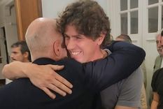 El encuentro entre Rodríguez Larreta y Lousteau Foto: Twitter @GugaLusto