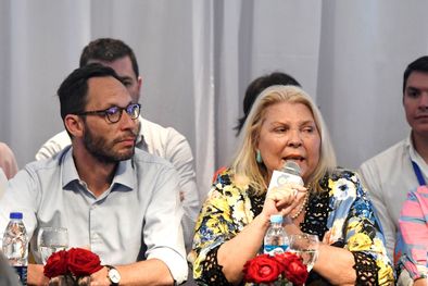 MDZol | Socios. Carrio y Ferraro, juntos otra vez. Foto: Noticias Argentinas