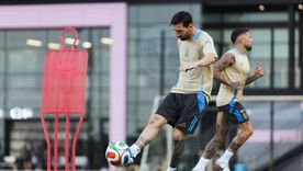 Tras su doblete ante Atlanta United, Leo Messi se reintegró a la Selección argentina para duelo contra Puerto Rico. Tras su doblete ante Atlanta United, Leo Messi se reintegró a la Selección argentina para duelo contra Puerto Rico.